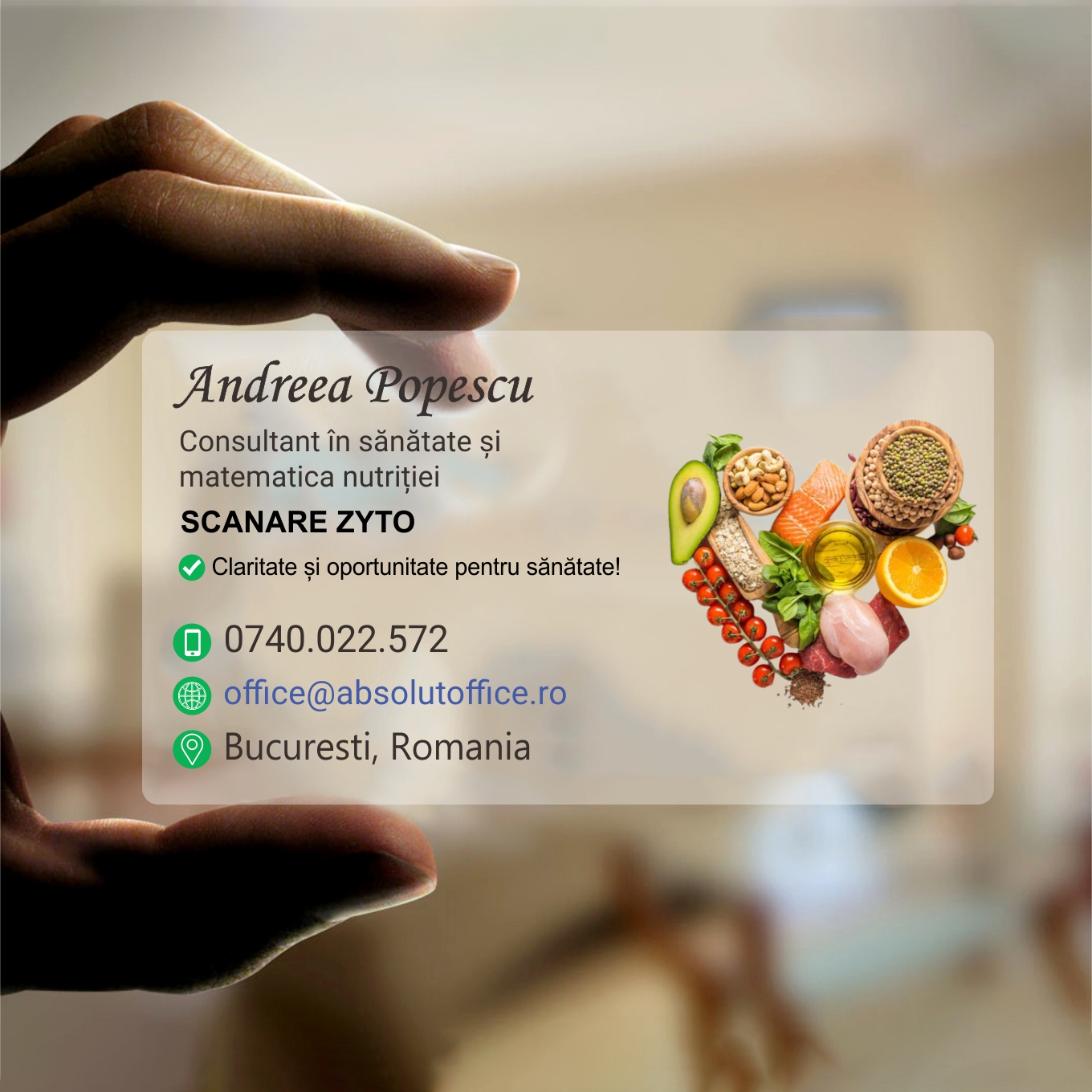 Carti de vizita transparente – PVC – Eco Carti de vizita transparente – PVC – Eco