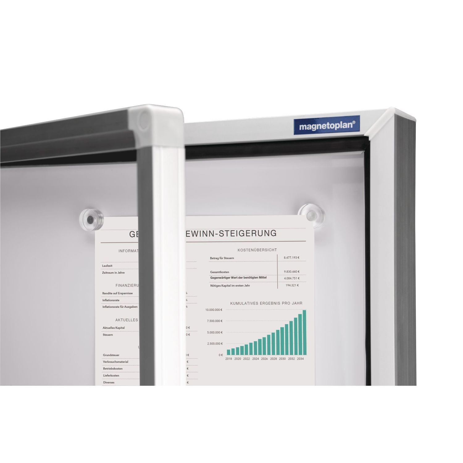 Avizier de exterior magnetic MGN CC 6*A4, 790×680 mm Avizier de exterior magnetic MGN CC 6*A4, 790×680 mm
