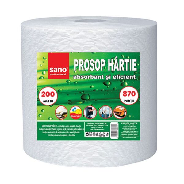 Prosop hartie monorola 200m, SANO
