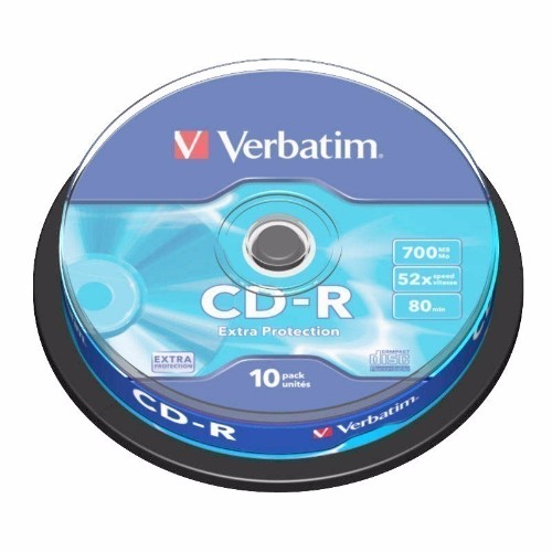 CD-R Verbatim, 52x, 700mb, 10buc/bulk