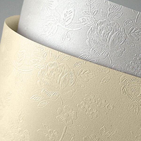 Carton pentru carti de vizita FLORAL, format A4, 220g/mp