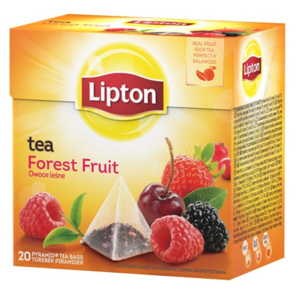 Ceai cu fructe de padure Lipton Forest Fruit 34g
