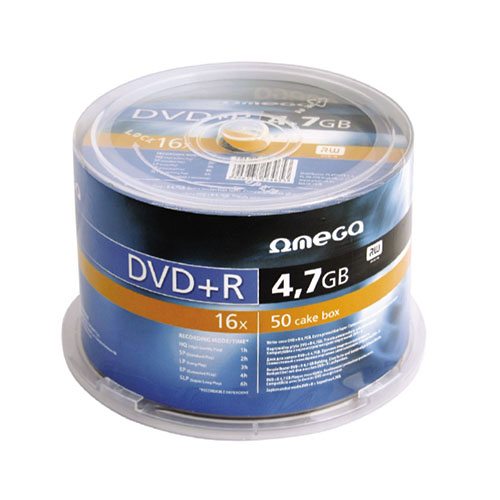 DVD-R OMEGA  OMD1650+, 16x, 4.7 GB