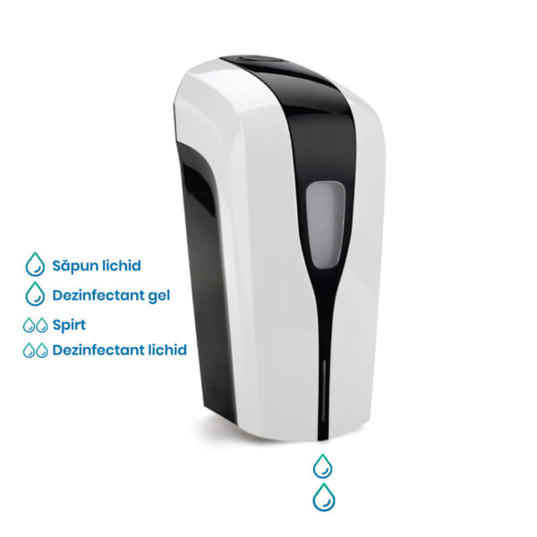 Dispenser YK18 cu sensor pentru dezinfectant Gel/Sapun Lichid, capacitate 1L