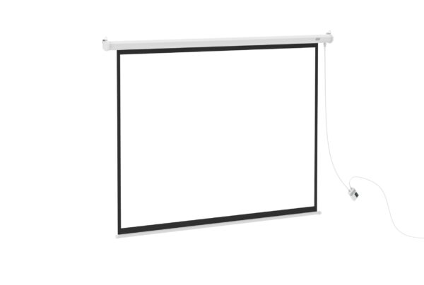 Ecran proiectie electric, perete/tavan, 240 x 240 cm, Blackmount, cu telecomanda, format 1:1