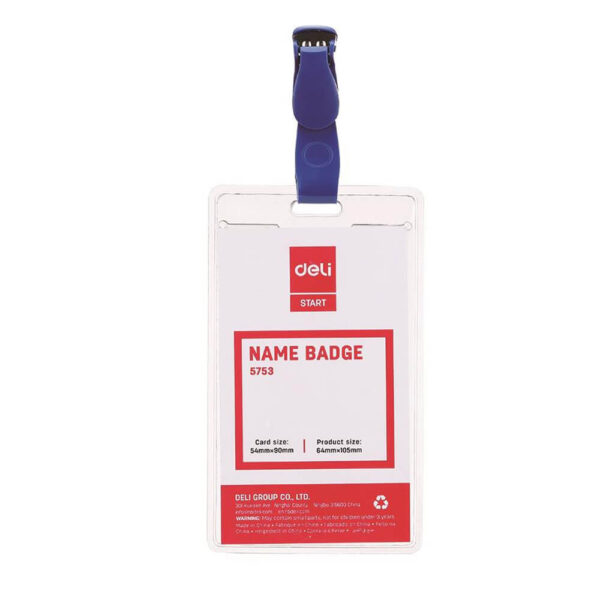 Ecuson Vertical Cu Clips 54x90mm Deli