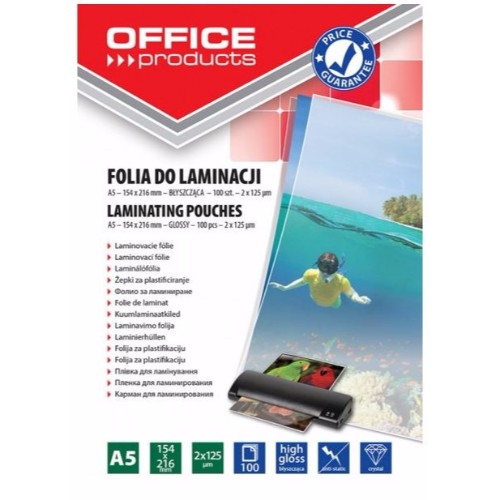 Folii pentru laminare, A5 120 microni – Office Products