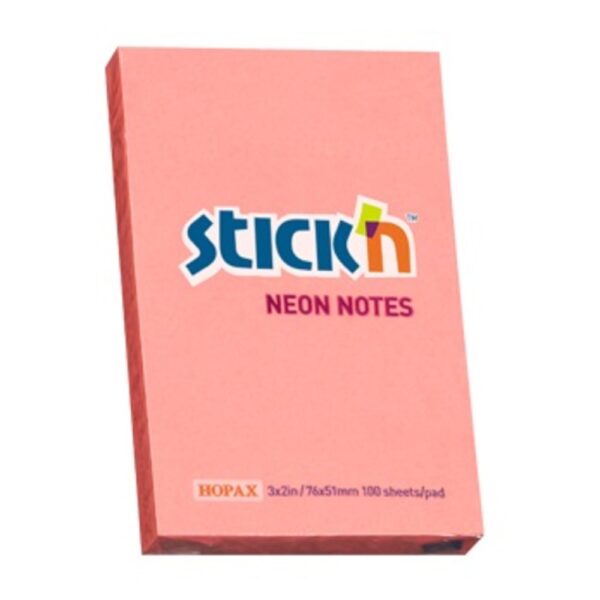 Notes autoadeziv 76 x 51 mm, 100 file, Stick”n