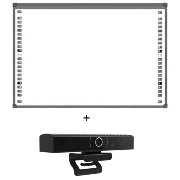 Tabla interactiva 85″ EVOBOARD IB-85, 4:3, tehnologie optica cu 2 camere si  Webcam All-in-one ,SeeUp, USB