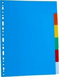 Separatoare carton color OPTIMA, 12 culori/set