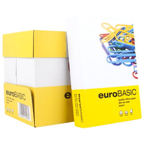 Hartie de copiator EUROBASIC A4, 80g/mp, 200top-uri/palet