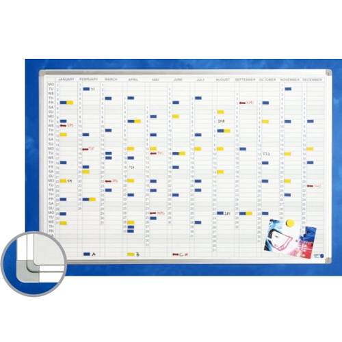 Planner magnetic anual vertical SMIT, 90x120cm