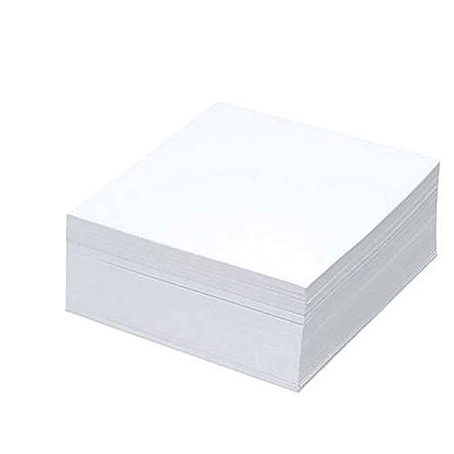 Rezerva cub hartie alb 9 x 9cm, 500 file/set