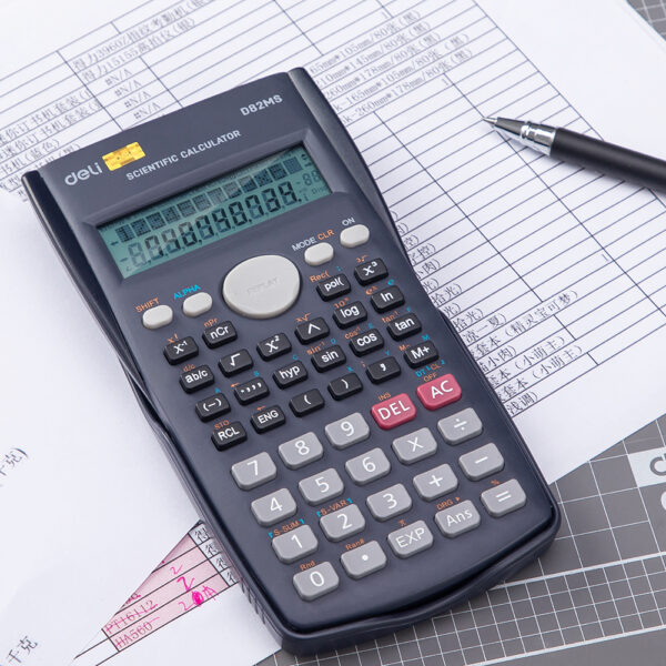 Calculator Stiintific 12dig 240f 82ms Deli