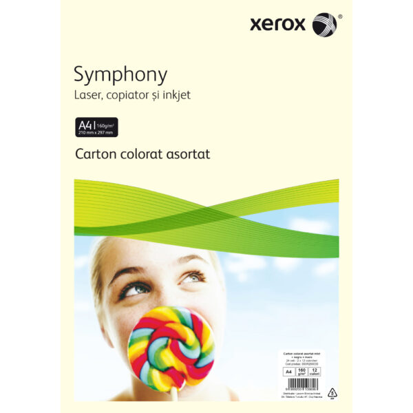 Carton Copiator A4 As Mixt+negru+maro 160g 2*12 Cul 24/top Xerox