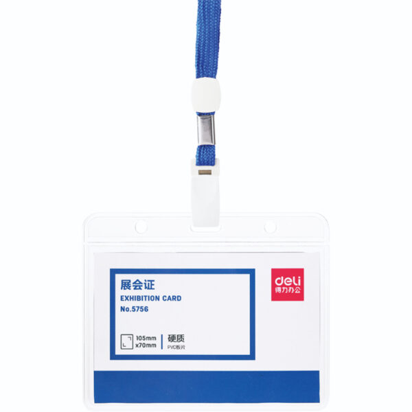 Ecuson Orizontal 102*91mm Cu Clips Si Snur Textil Deli