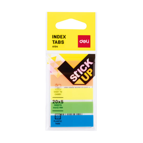 Stick index 12 x 45 mm, NOKI – 8 culori pastel
