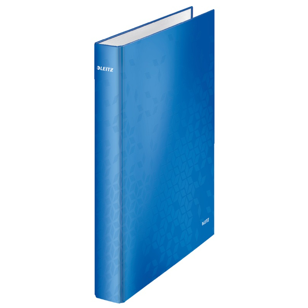 Caiet mecanic Leitz WOW, carton laminat, partial reciclat, FSC, A4, mecanism 4DR, inel 25 mm Caiet mecanic Leitz WOW, carton laminat, partial reciclat, FSC, A4, mecanism 4DR, inel 25 mm
