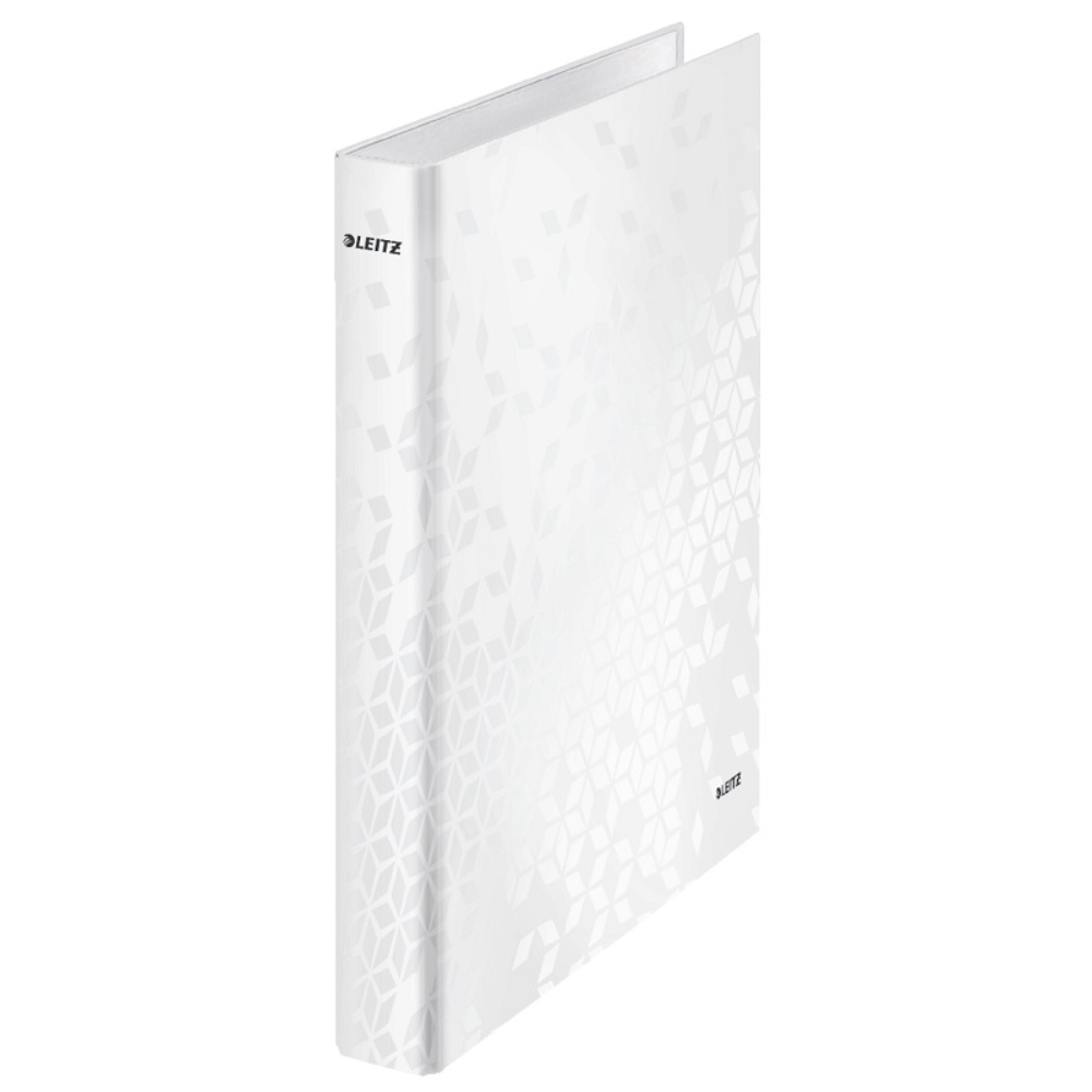 Caiet mecanic Leitz WOW, carton laminat, partial reciclat, FSC, A4, mecanism 4DR, inel 25 mm Caiet mecanic Leitz WOW, carton laminat, partial reciclat, FSC, A4, mecanism 4DR, inel 25 mm