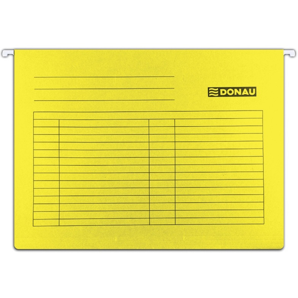 Dosar suspendabil cu eticheta, bagheta metalica, carton 230g/mp, 5 buc/set, DONAU Dosar suspendabil cu eticheta, bagheta metalica, carton 230g/mp, 5 buc/set, DONAU