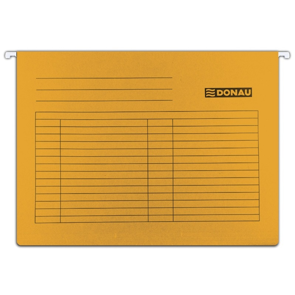 Dosar suspendabil cu eticheta, bagheta metalica, carton 230g/mp, 5 buc/set, DONAU Dosar suspendabil cu eticheta, bagheta metalica, carton 230g/mp, 5 buc/set, DONAU