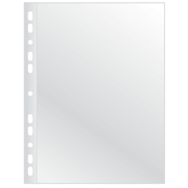 Folie protectie pentru documente A4, 100 microni, 100 folii/set, Q-Connect – cristal