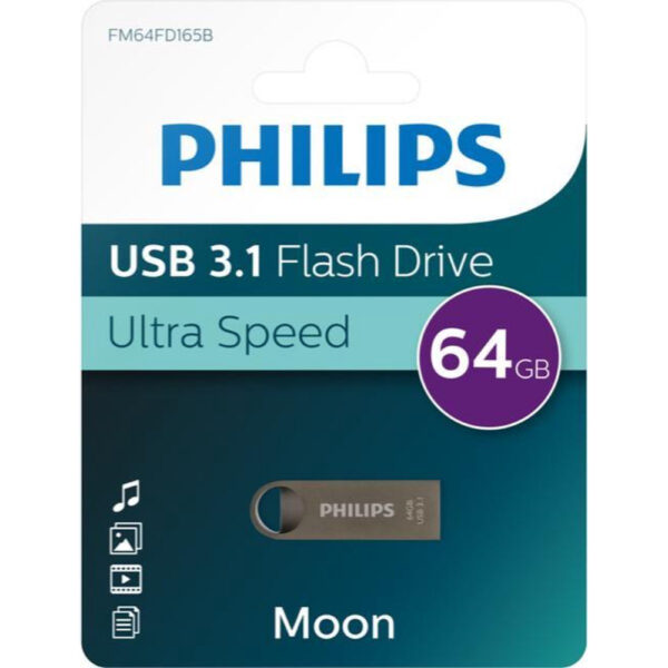Memory stick USB 3.1 –  64GB  PHILIPS Moon edition