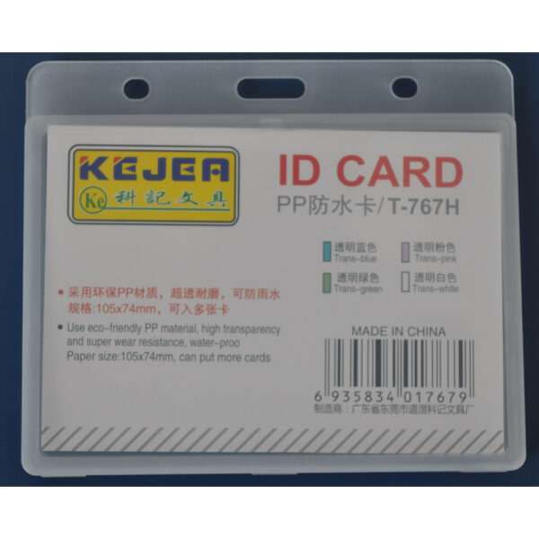Suport PP water proof, pentru carduri, 105 x  74mm, orizontal, 5 buc/set, KEJEA