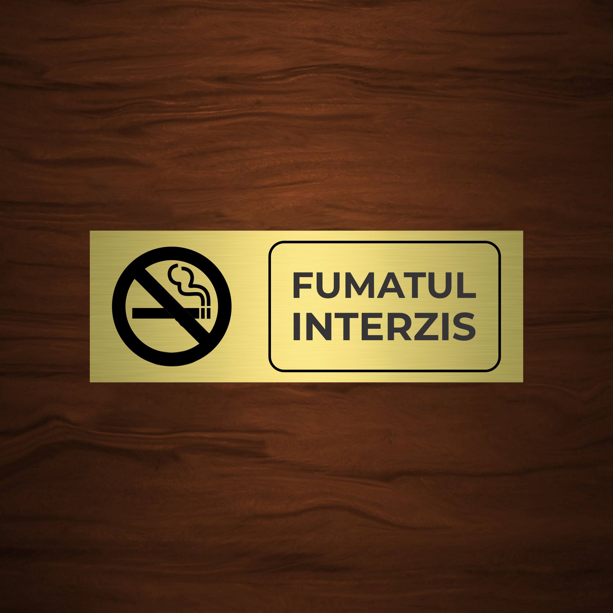 Placuta informativa din ABS, 20 x 7 cm, gravare gratuita – Fumat Interzis Placuta informativa din ABS, 20 x 7 cm, gravare gratuita – Fumat Interzis
