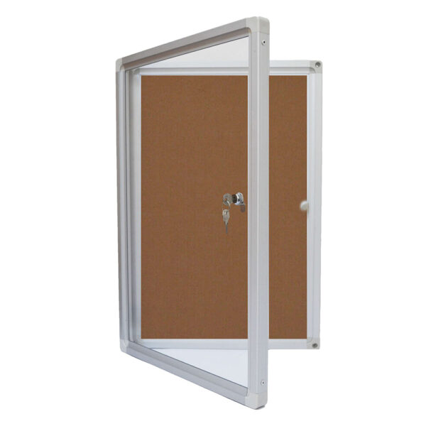 Avizier 90*120cm (panou pluta cu geam si 2 chei) EVOffice