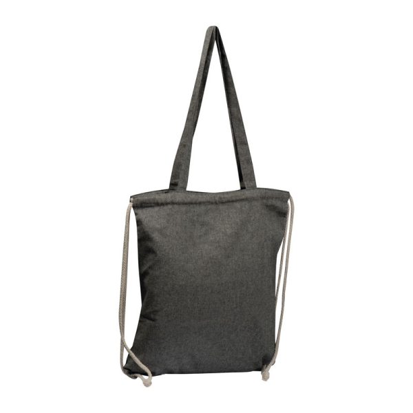 Sacosa 2in1 din bumbac reciclat Addison, 140 g/m²