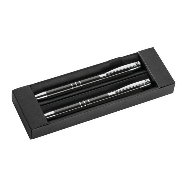 Set de scris Claremont din metal